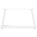 Patas para mesa de comedor forma V 2 uds blanco 50x(30-31,3) cm