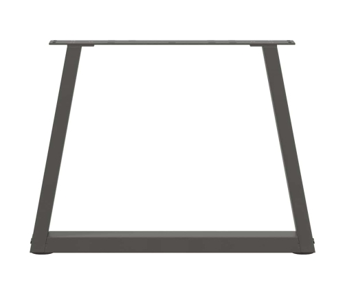 Patas para mesa de comedor en forma de V 2 uds antracita acero