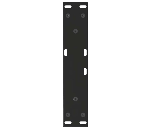 Patas para mesa de comedor forma V 2 uds negro 30x(30-31,3) cm