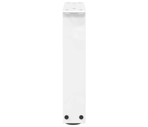 Patas para mesa de comedor forma V 2 uds blanco 30x(30-31,3) cm