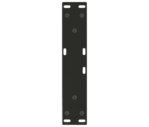 Patas para mesa de comedor forma V 2 uds negro 40x(30-31,3) cm