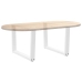 Patas para mesa de comedor forma V 2 uds blanco 70x(42-43,3) cm