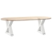 Patas para mesa de centro 2unidades acero blanco 30x(30-31,3)cm