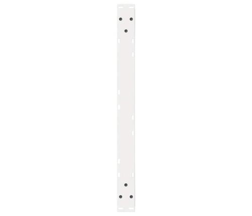 Patas para mesa de centro 2 uds acero blanco 70x(42-43,3) cm