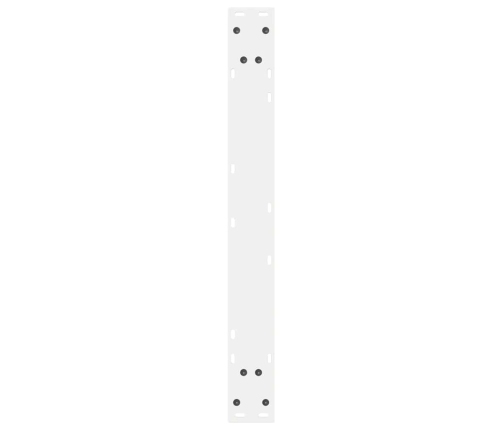 Patas para mesa de comedor 2 uds blanco 70x(72-73,3) cm