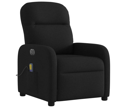 Sillón reclinable de masaje eléctrico tela negro