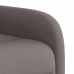 Sillón reclinable de masaje eléctrico tela gris taupe