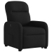 Sillón reclinable elevable tela negro