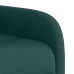 Sillón reclinable elevable tela verde oscuro