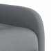 Sillón eléctrico reclinable elevable de tela gris claro