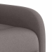 Sillón eléctrico reclinable elevable de tela gris taupe