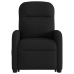 Sillón de masaje eléctrico reclinable elevable tela negro