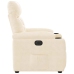 Sillón reclinable eléctrico tela de microfibra beige