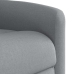 Sillón reclinable de masaje eléctrico tela gris claro