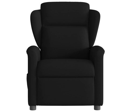 Sillón reclinable de masaje eléctrico tela negro