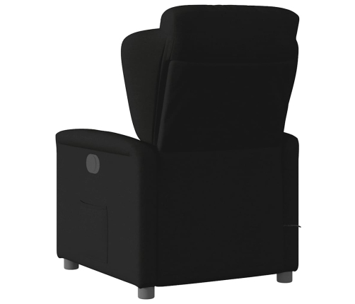 Sillón reclinable de masaje eléctrico tela negro