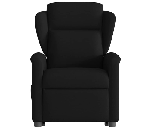 Sillón de masaje eléctrico reclinable elevable tela negro