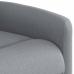 Sillón reclinable de masaje eléctrico tela gris claro