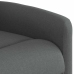 Sillón eléctrico reclinable elevable de tela gris oscuro