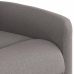 Sillón eléctrico reclinable elevable de tela gris taupe