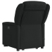 Sillón de masaje eléctrico reclinable elevable tela negro