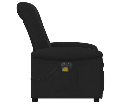 Sillón reclinable de masaje eléctrico tela negro