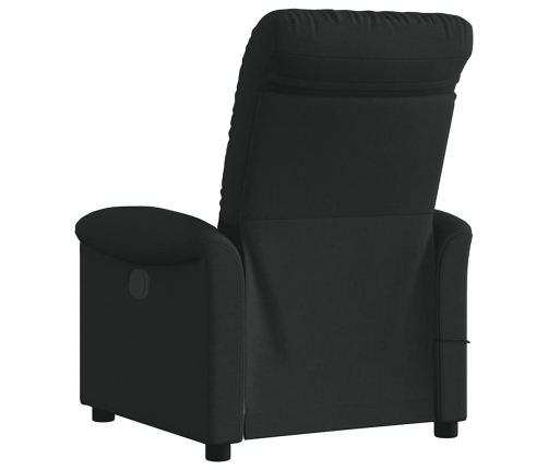 Sillón reclinable de masaje eléctrico tela negro