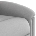 Sillón reclinable de masaje eléctrico tela gris nube