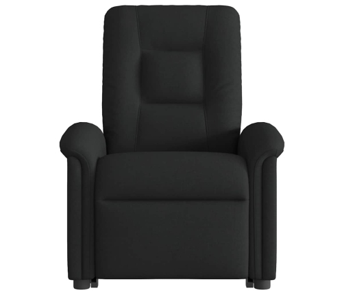 Sillón de masaje eléctrico reclinable elevable tela negro