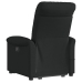 Sillón de masaje eléctrico reclinable elevable tela negro