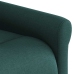 Sillón reclinable eléctrico tela verde oscuro