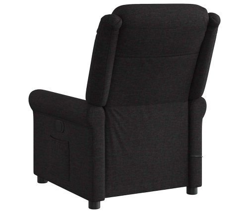 Sillón reclinable de masaje eléctrico tela negro