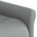 Sillón reclinable de masaje eléctrico tela gris claro