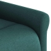 Sillón eléctrico reclinable elevable de tela verde oscuro