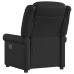 Sillón reclinable eléctrico cuero sintético negro brillante