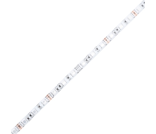 Mesita de noche luces LED 2 uds madera ingeniería roble ahumado