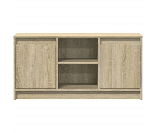 Mueble de TV LED madera de ingeniería roble Sonoma 100x34x50 cm