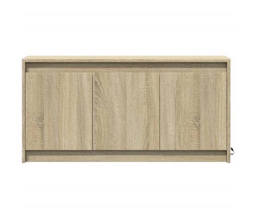 Mueble de TV LED madera de ingeniería roble Sonoma 100x34x50 cm