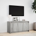 Mueble de TV con LED madera ingeniería gris Sonoma 100x34x50 cm