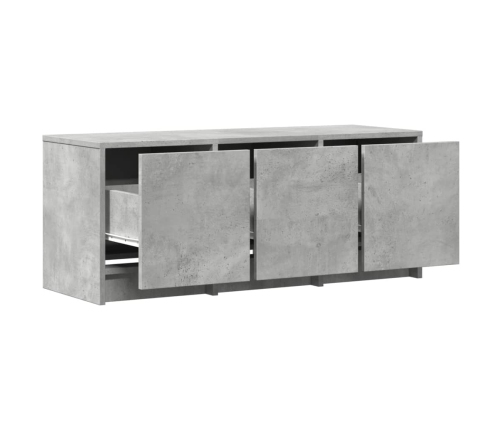 Mueble de TV LED madera ingeniería gris hormigón 97x34x40 cm