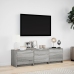 Mueble de TV madera ingeniería gris Sonoma 140x34x40 cm