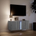 Mueble de TV de pared con luces LED gris Sonoma 80x31x35 cm