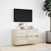 Mueble de TV de pared con luces LED roble Sonoma 80x31x45 cm