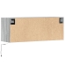 Mueble de TV de pared con luces LED gris Sonoma 100x31x35 cm