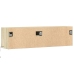 Mueble de TV de pared con luces LED roble Sonoma 140x31x38 cm