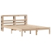 Estructura de cama sin colchón madera maciza de pino 120x190 cm