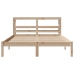 Estructura de cama sin colchón madera maciza de pino 120x190 cm