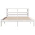 Estructura de cama sin colchón madera de pino blanco 135x190 cm