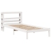 Estructura cama sin colchón madera maciza pino blanca 100x200cm