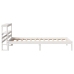 Estructura cama sin colchón madera maciza pino blanca 100x200cm